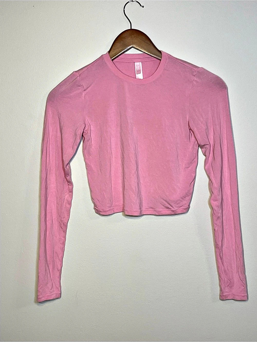 Long Sleeve Top in Pink Size XS